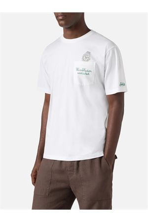 T-Shirt Austin Uomo In Cotone Con Tasca Frontale MC2 SAINT BARTH | T-shirt | AUS000104353L